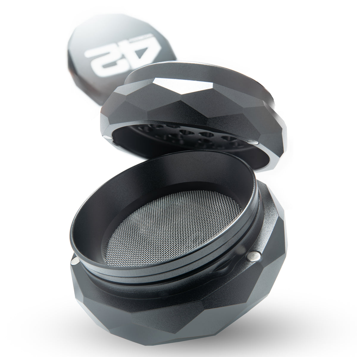 420FastBuds x NV | Magnetic Pyramid Grinder - 4-teilig - Ø63mm