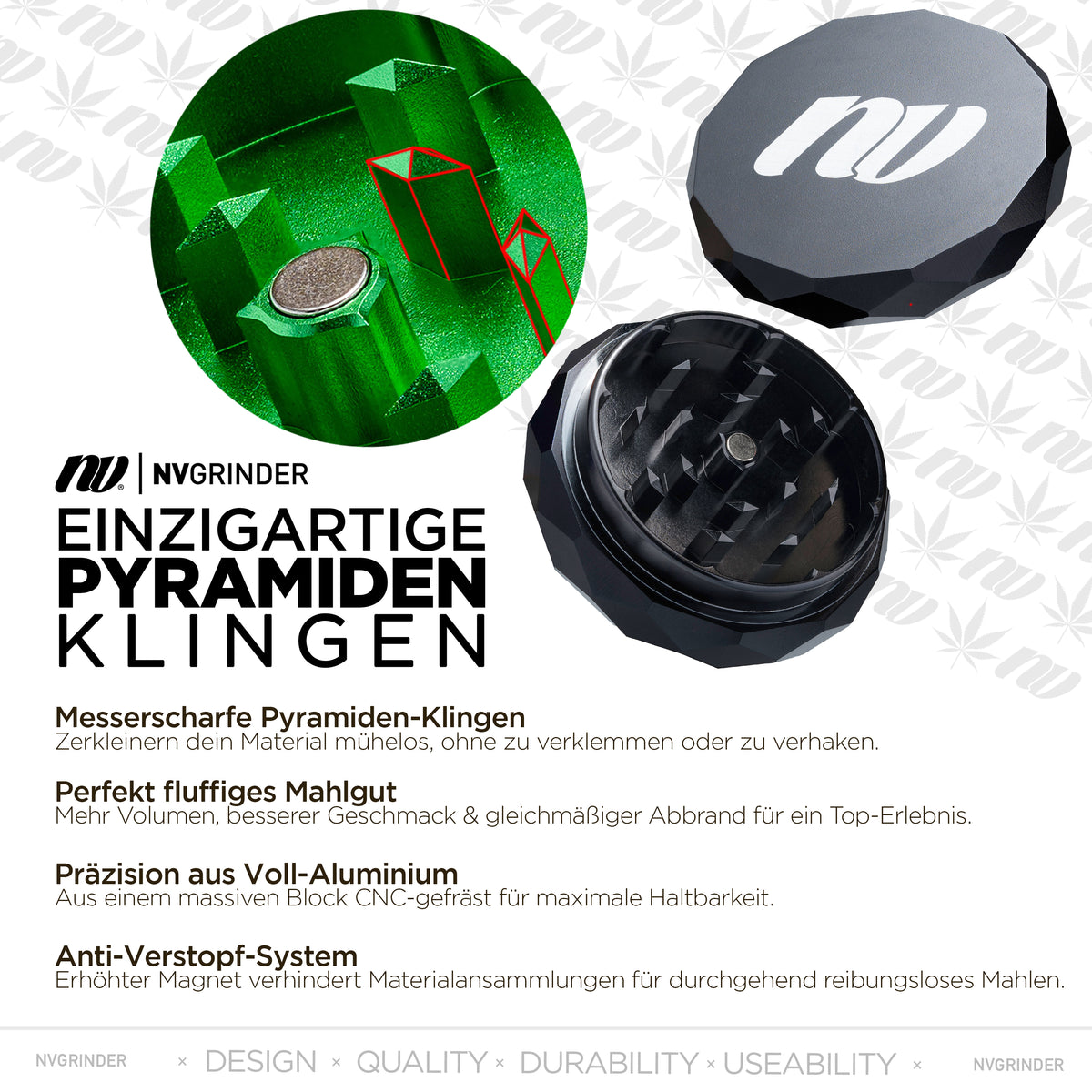 Pyramid Grinder - 2-teilig - Ø63mm