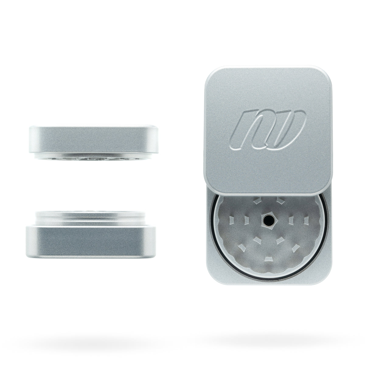 Keramik Grinder "Quadratisch" V.2 - 2-teilig - Ø55mm