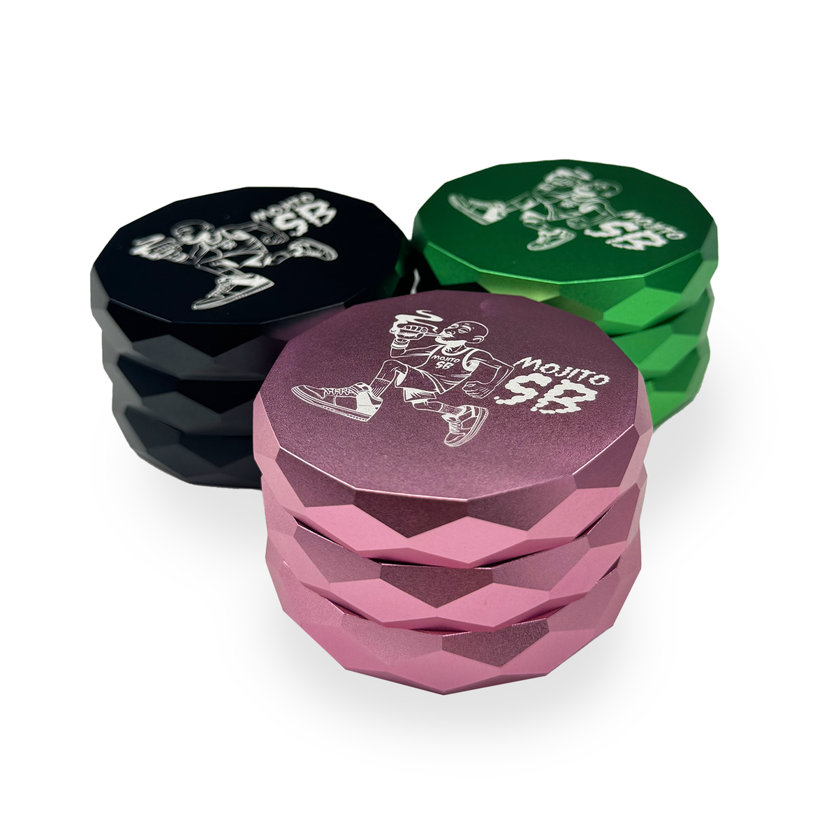 MojitoSB x NV | Pyramid Grinder - 4-teilig - Ø63mm