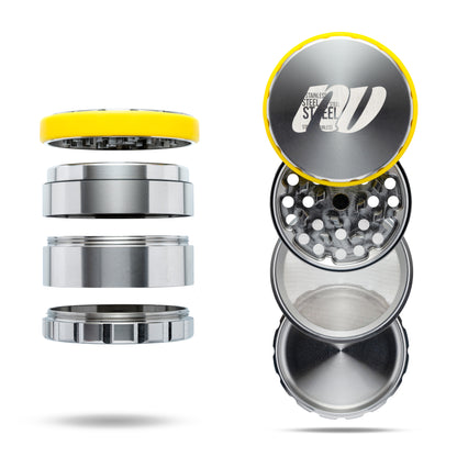 Edelstahl Grinder V.2 - 4-teilig - Ø63mm