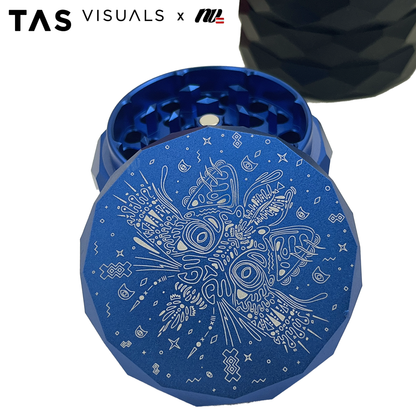 TAS Visuals x NV | Pyramid Grinder - 4-teilig- Ø63mm